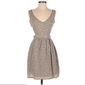 Ya Los Angeles Floral Leopard Print Dress